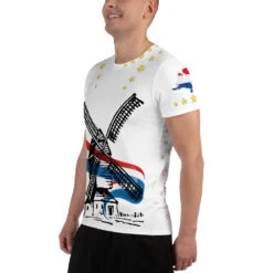 Topper T-Shirt Happy Birthday White -Scattando Webshop Winkel mockup de5fbfcc