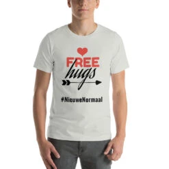 Nieuwe Normaal Unisex T-Shirt Free Huis, Gratis Verzending -Scattando Webshop Winkel mockup e780a513