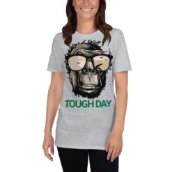 Tough Day Unisex T-Shirt / Zware Dag 9 Tough Day Unisex T-Shirt / Zware Dag -Scattando Webshop Winkel mockup ef108185