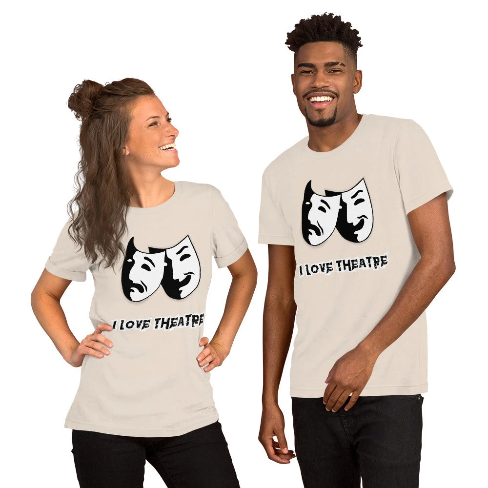 Unisex T-Shirt I Love Theatre 11 Unisex T-Shirt I Love Theatre - Afbeelding 9