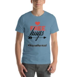 Nieuwe Normaal Unisex T-Shirt Free Huis, Gratis Verzending -Scattando Webshop Winkel mockup f9431672