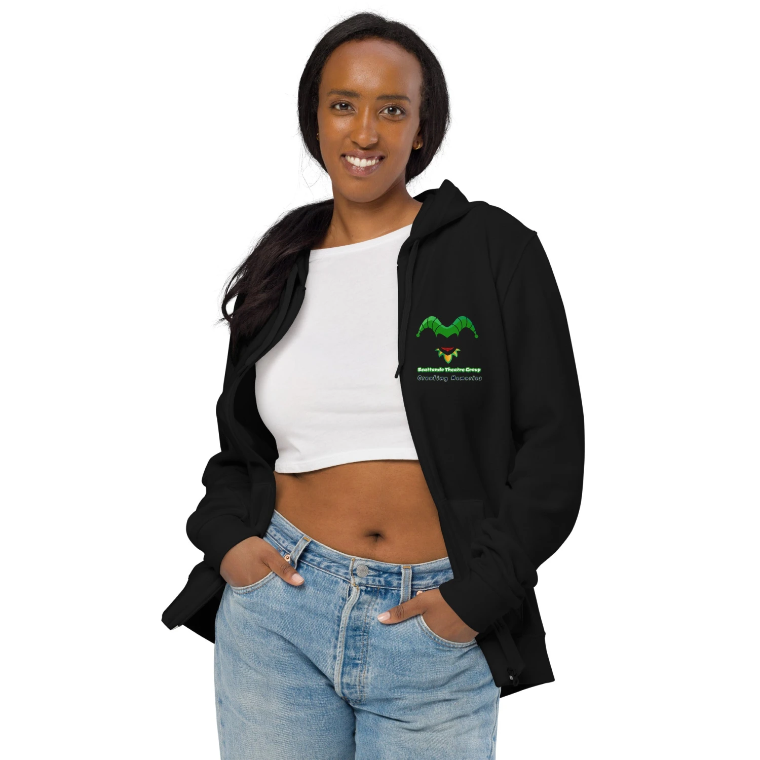 Scattando Theatre Group Unisex Basic Zip Hoodie 5 Scattando Theatre Group Unisex Basic Zip Hoodie - Afbeelding 3