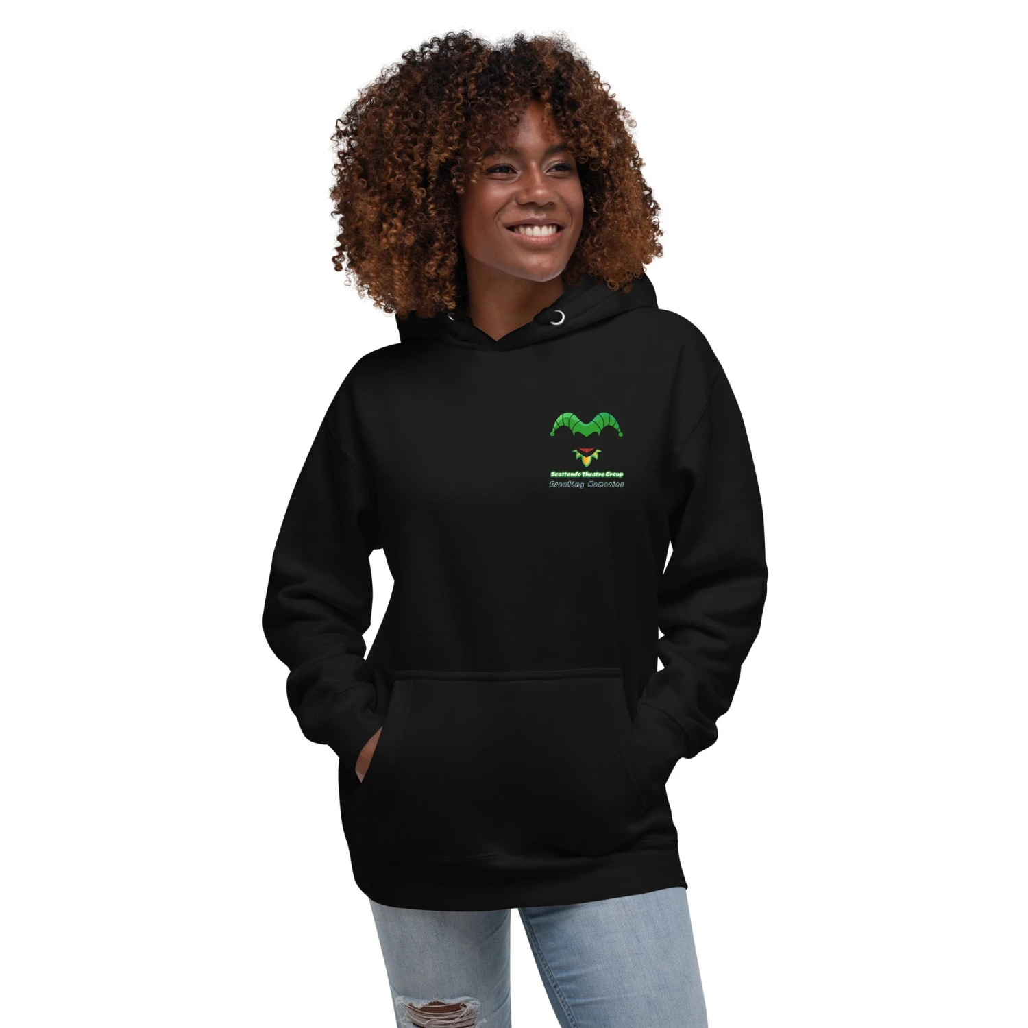 Scattando Theatre Group Premium Uniseks Hoodie 4 Scattando Theatre Group Premium Uniseks Hoodie - Afbeelding 2