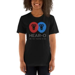 Hear-o Short-Sleeve Unisex T-Shirt, GRATIS VERZENDING 14 Hear-o Short-Sleeve Unisex T-Shirt, GRATIS VERZENDING -Scattando Webshop Winkel unisex staple t shirt black front 6113878e83932