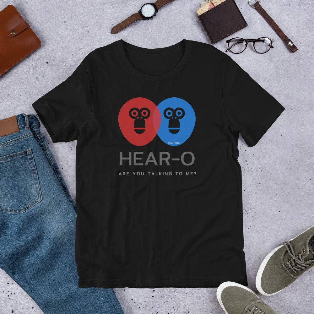 Hear-o Short-Sleeve Unisex T-Shirt, GRATIS VERZENDING 6 Hear-o Short-Sleeve Unisex T-Shirt, GRATIS VERZENDING - Afbeelding 4