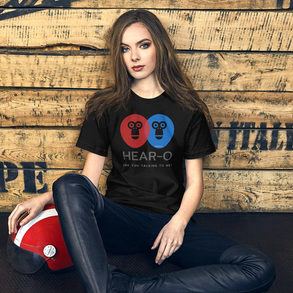 Hear-o Short-Sleeve Unisex T-Shirt, GRATIS VERZENDING 9 Hear-o Short-Sleeve Unisex T-Shirt, GRATIS VERZENDING - Afbeelding 7