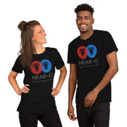 Hear-o Short-Sleeve Unisex T-Shirt, GRATIS VERZENDING 21 Hear-o Short-Sleeve Unisex T-Shirt, GRATIS VERZENDING -Scattando Webshop Winkel unisex staple t shirt black front 6113878e851f2