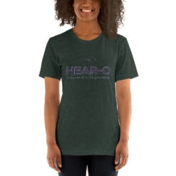 I Am A Hear-O Unisex T-Shirt, GRATIS VERZENDING FREE SHIPMENT -Scattando Webshop Winkel unisex staple t shirt heather forest front 6109738bcfdf9