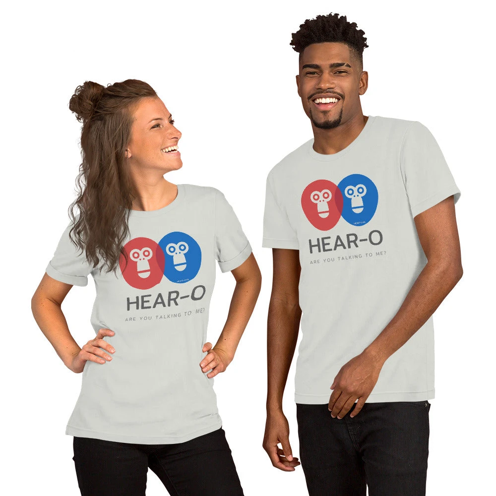 Hear-o Short-Sleeve Unisex T-Shirt, GRATIS VERZENDING 3 Hear-o Short-Sleeve Unisex T-Shirt, GRATIS VERZENDING